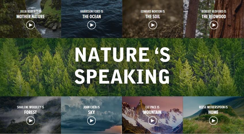 Nature is speaking videosorozat weboldal