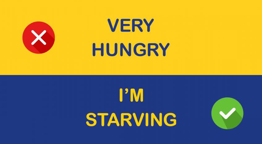 very hungry famished starving szinonímák