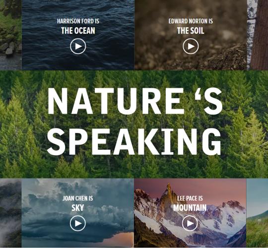 Nature is speaking videosorozat weboldal