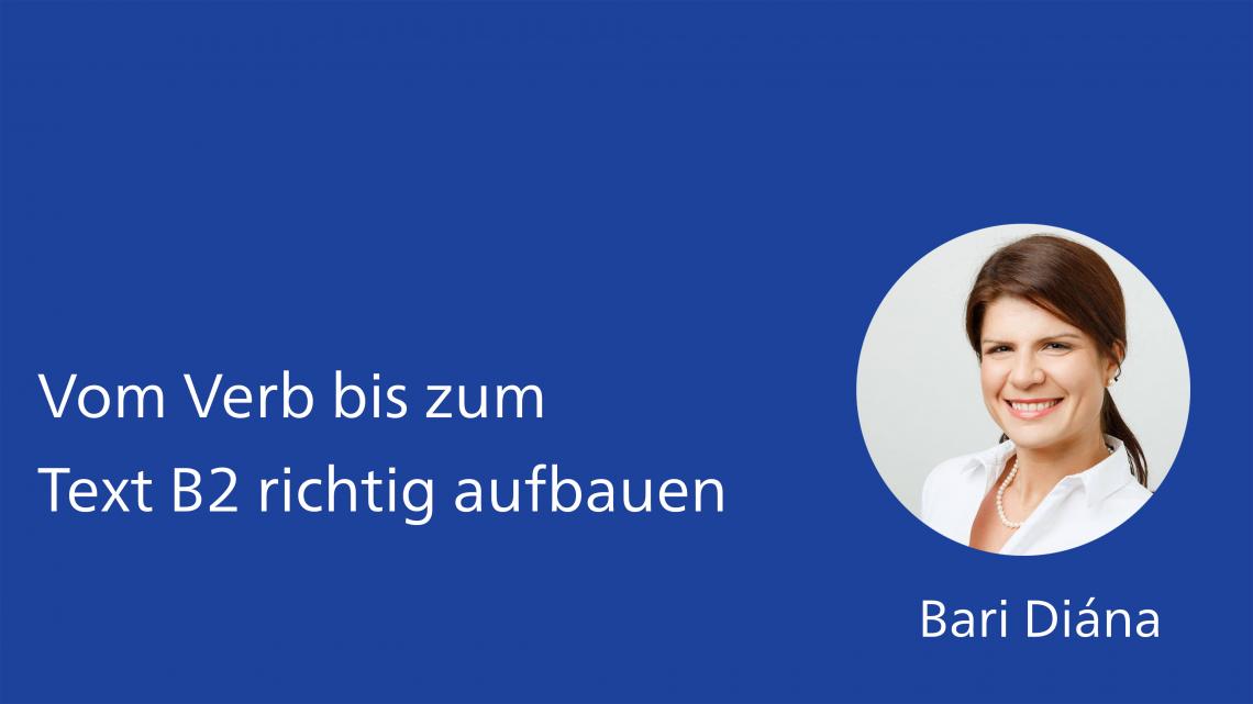 Vom Verb bis zum Text webinar